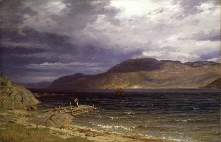 From Ænes in the Hardangerfjord, Amaldus Nielsen, 1886