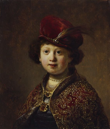 A boy in fanciful costume, Govert Flinck, circa 1633