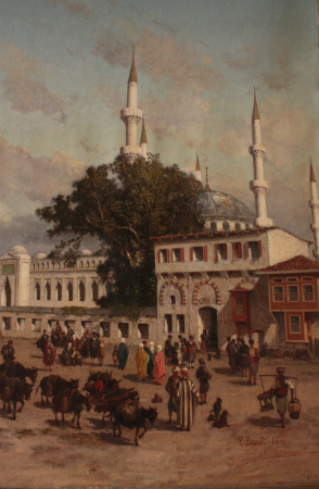 At-Meidan Square in Constantinople, Fabius Brest, 1861