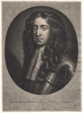 King William III when Prince of Orange by Gerard Valck, after Sir Peter Lely