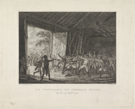 Moord op generaal Theobald Dillon, RP-P-BI-803, Dirk Langendijk