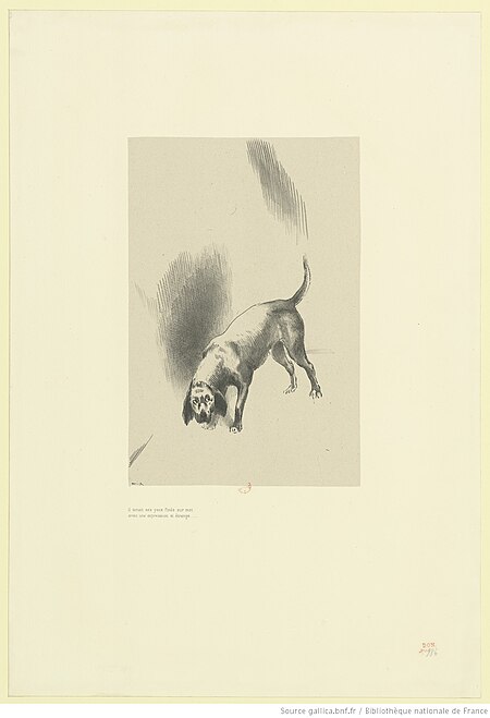 Redon - Il tenait ses yeux fixés sur moi avec une expression si étrange, btv1b69511427, Odilon Redon