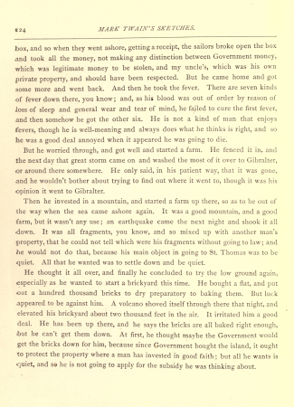 Mark Twain's Sketches, New and Old