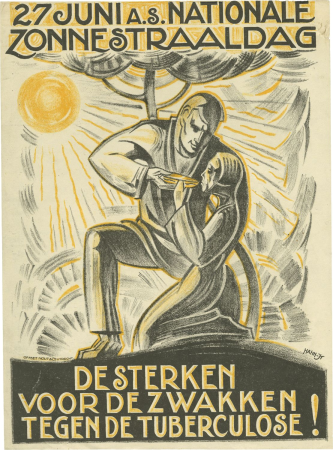 The strong for the weak against tuberculosis!, Albert Hahn jr., 1931