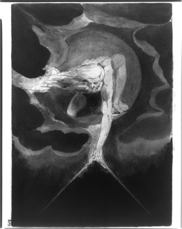 "Ancient of days" - frontispiece of Europe a Prophecy - Metal relief etching 1794 LCCN2005689083, William Blake