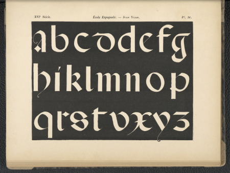 The most beautiful types of letters according to the masters of this art, Alfred Prunaire