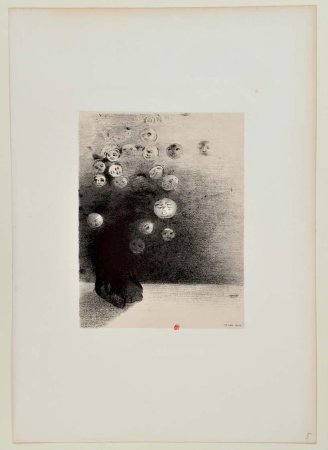 N'y a-t-il pas un monde invisible from the series Le juré Odilon Redon, Odilon Redon, 1887