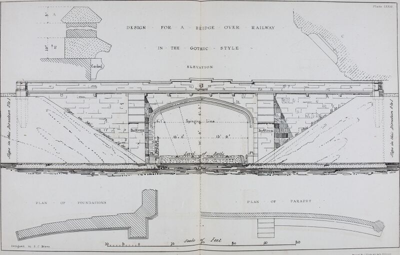 Railway practice. A collection of working plans and practical details of construction in the public works of the most celebrated engineers on the several railways, canals, and other public works (14571838058), Samuel Charles Brees, 1836