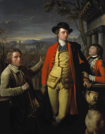 Douglas Hamilton, 8th Duke of Hamilton and 5th Duke of Brandon, 1756 - 1799 (with Dr John Moore, 1730 - 1802, and Sir John Moore, 1761 - 1809, as a young boy), Gavin Hamilton