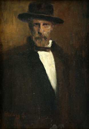 Man in a Hat, Simon Hollósy, 1880s