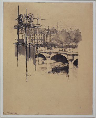 Vue du Pont-Neuf. D.4976, Eugène Béjot, between 1867 and 1931