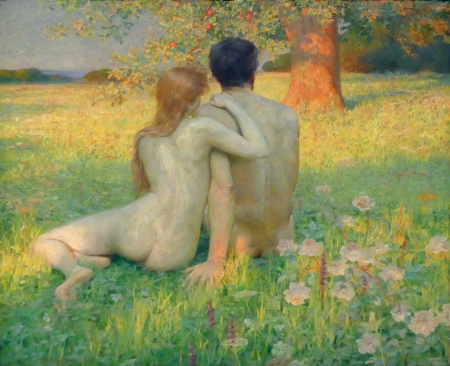 Adam and Eve, Max Pietschmann, 1894