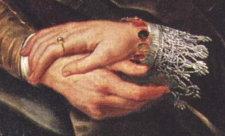 Detail of the self-portrait of the painter with his wife Isabella Brant Image:Peter_Paul_Rubens_105.jpg, Peter Paul Rubens, circa 1609