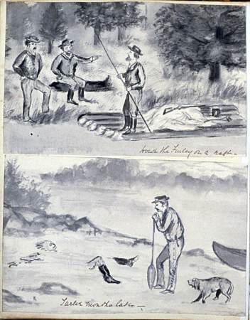 Down the Finlay on a raft / Twelve months later, H. Bullock Webster, from 1874 until 1880