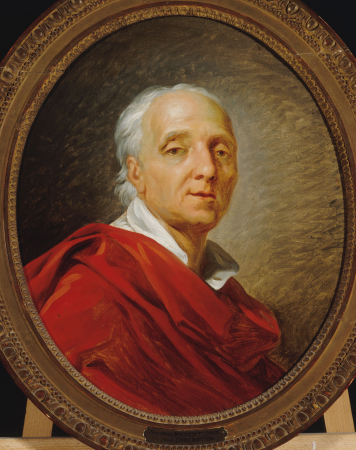 Portrait of Denis Diderot (1713-1784), writer and philosopher, Jean-Simon Berthélemy, 1784