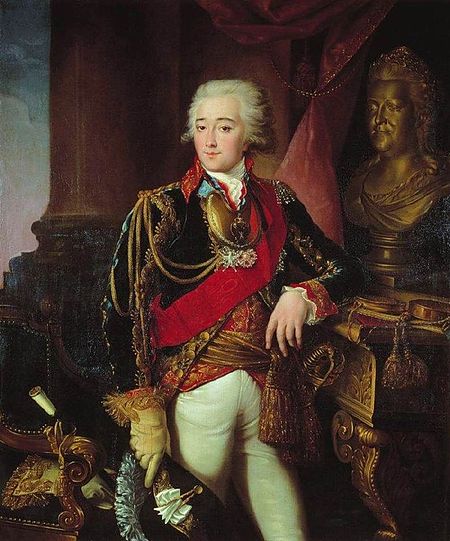Portrait of Alexander Dmitriev-Mamonov (1758-1803), Nikolay Argunov, 1802