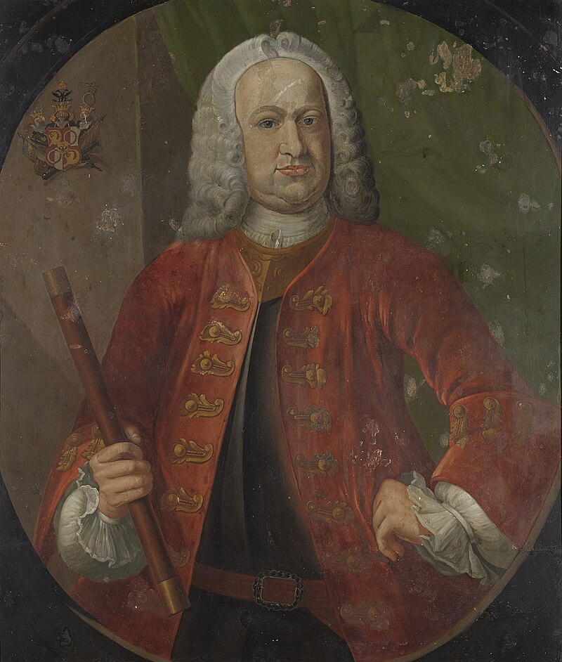 Portrait of Governor-General Gustaaf Willem Baron van Imhoff, Philip van Dijk, between 1742 and 1750