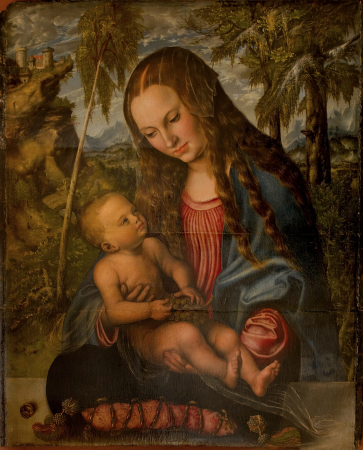 Madonna under the Fir Tree, Lucas Cranach the Elder, circa 1510