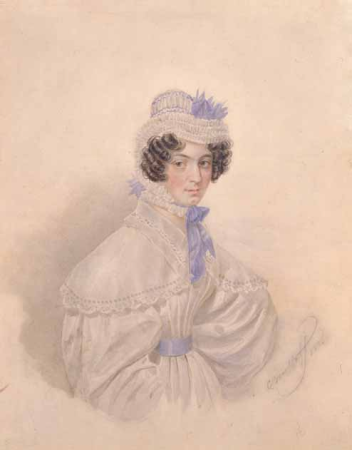 Karl Briullov Bakuninа, Karl Bryullov, 1835