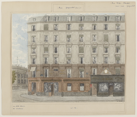 Rue Léon-Cladel (ancienne rue Joquelet) nº12, 2ème arrondissement, D.10612, Jules Gaildrau, En 1892