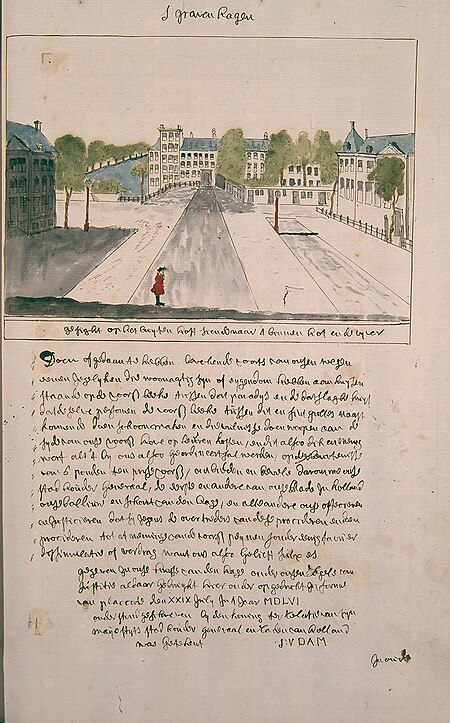 Atlas Schoemaker: Zuid-Holland, 's-Gravenhage, Cornelis Pronk, between 1710 and 1735