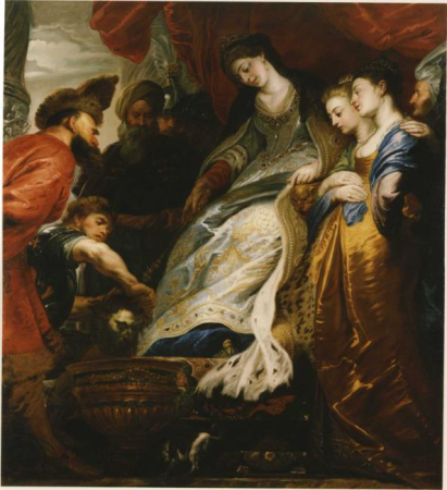 Tomyris and Cyrus (Herodotus, Historiae I.205-214), Peter Paul Rubens, 1630s