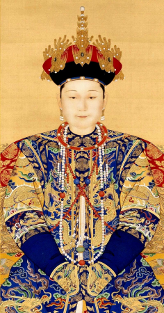 《孝惠章皇后朝服像》局部 2