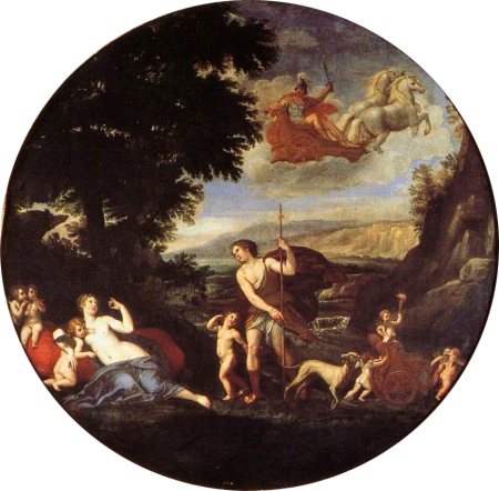 Autumn. Venus and Adonis, Francesco Albani, between 1616 and 1617