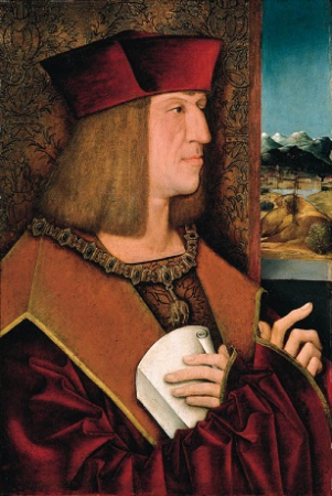 Portrait of Maximilian I, Bernhard Strigel, between 1510 and 1520