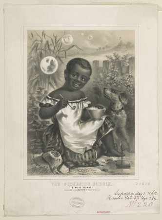 The secession bubble. "It must burst" - J.H. Bufford's Lith., Boston. LCCN2003689296, Dominique C. Fabronius, 1862