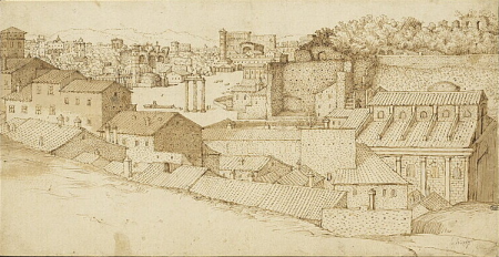 View of Rome, Jacob Franckaert (I), circa 1578