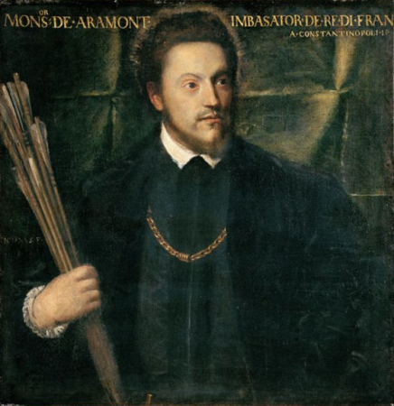 Portrait of Gabriel de Luetz d Aramont, Titian, between 1541 and 1542