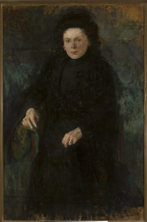 Portrait of Ms. Papar from Lviv, Olga Boznańska, 1907
