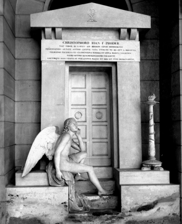 Tomb of Cristoforo Proder (died 1820), Pietro Poppi, between 1870 and 1879