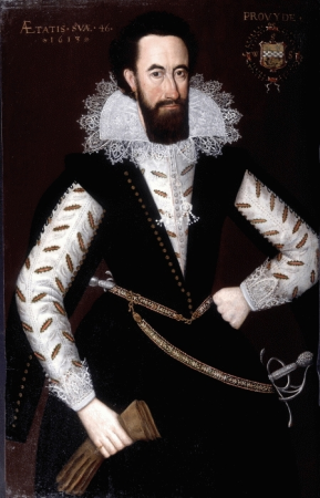 Portrait of Sir William Stewart of Grandtully (1567-1646), Adam de Colone, 1613