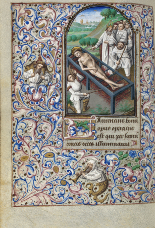 Folio 073v from the Book of Hours of Simon de Varie - KB 74 G37, 1455