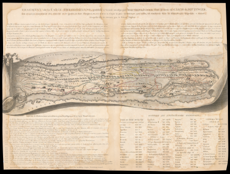Fragment of the Theodosian map, Jean-Claude Richard de Saint-Non