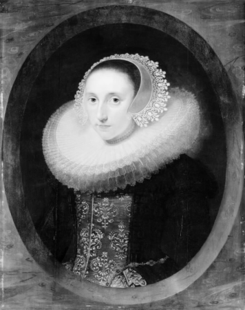 Portræt af en ung dame, Paulus Moreelse, between 1586 and 1638