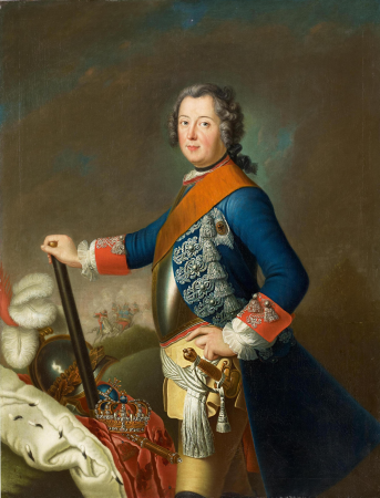 David Matthieu (attr) Friedrich II von Preußen als junger Heerführer, David Matthieu, 1740s