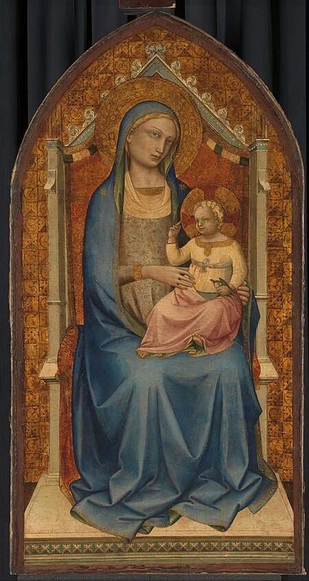Mary with child, Lorenzo Monaco, between 1381 and 1410