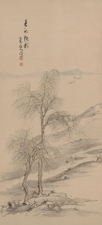 Boating on the Spring River, Hine Taizan