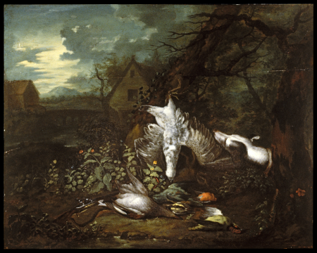 Still Life with Dead Game Birds, Johan Baptist Govaerts, between 1720 and 1729