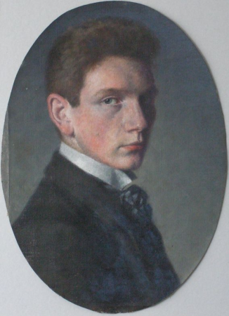 Self-portrait, Fritz Quant, 1908