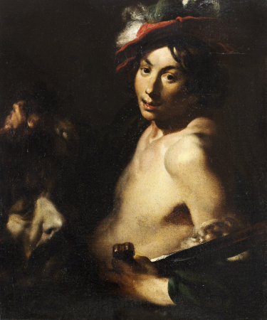 David with the Head of Goliath, Johann Liss