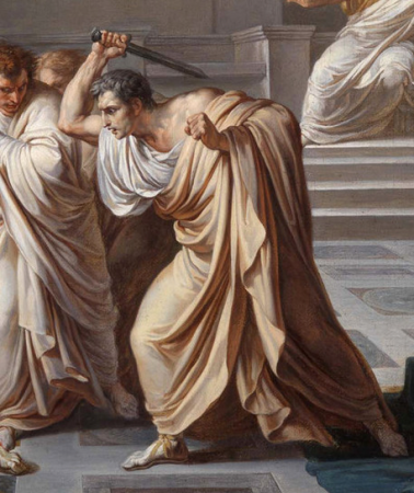 La morte di Cesare, Vincenzo Camuccini, between 1804 and 1805