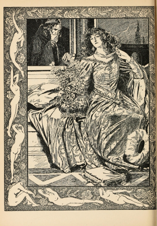 She was always there weeping by the flower pot, 1899