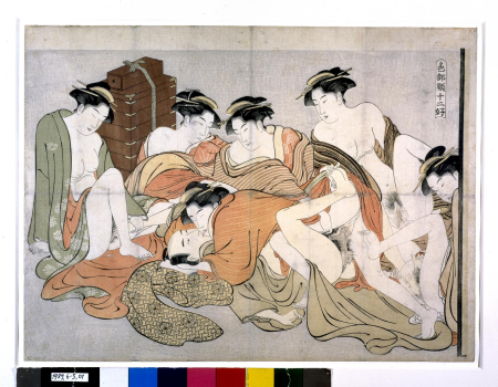 Shiki burui juni-ko 色部類十二好 (Twelve Tastes in the Classification of Passion), Katsukawa Shunchō, circa 1785