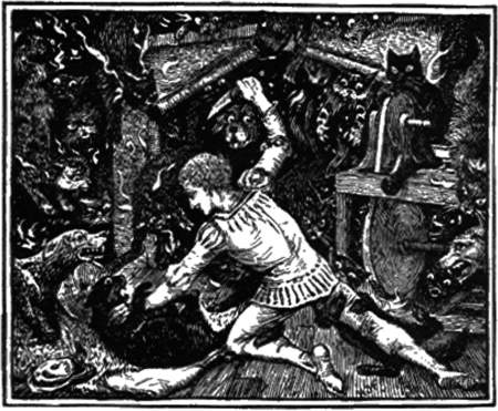 The Tale of the Youth who set out to learn what fear was from the Blue Fairy Book by Andrew Lang 1889 2