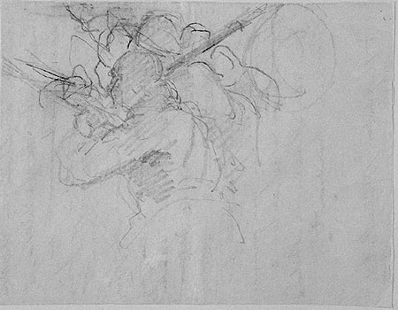 Study for "The Battle of Guararapes", Victor Meirelles, from 1874 until 1878
