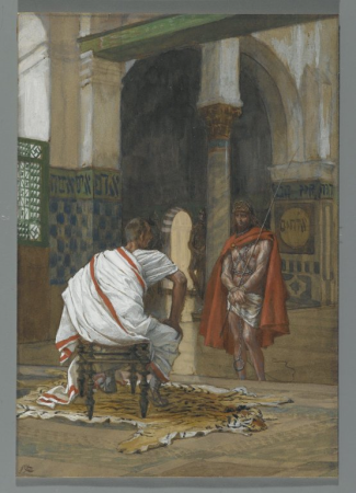 Jesus Before Pilate, Second Interview, James Tissot, between 1886 and 1894